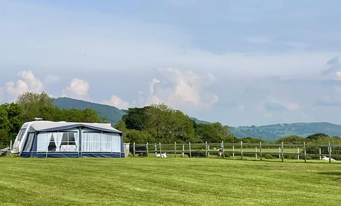 Beautiful views of the Clwydian mountain range